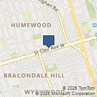 Map Toronto, ON M6C1A9, Canada