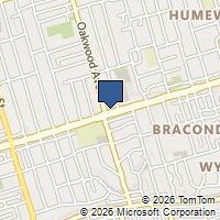 Map Toronto, ON M6C1C8, Canada