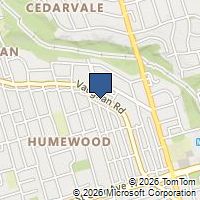 Map Toronto, ON M6C2M6, Canada