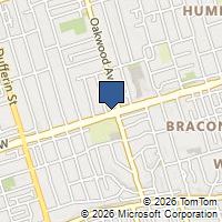 Map Toronto, ON M6E1A1, Canada