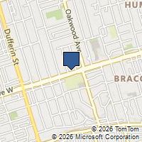 Map Toronto, ON M6E1A2, Canada