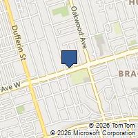 Map Toronto, ON M6E1A4, Canada