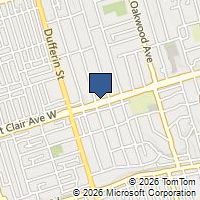 Map Toronto, ON M6E1A7, Canada