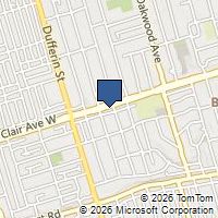 Map Toronto, ON M6E1A8, Canada