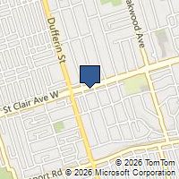 Map Toronto, ON M6E1B1, Canada