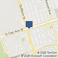 Map Toronto, ON M6E1B2, Canada