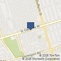 Map Toronto, ON M6E1B8, Canada