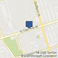 Map Toronto, ON M6E1B9, Canada