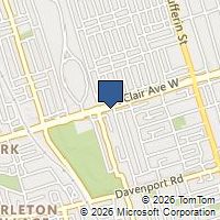 Map Toronto, ON M6E1C3, Canada