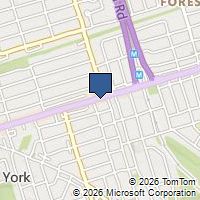 Map Toronto, ON M6E2G6, Canada