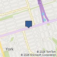 Map Toronto, ON M6E2G7, Canada