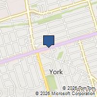 Map Toronto, ON M6E2H7, Canada