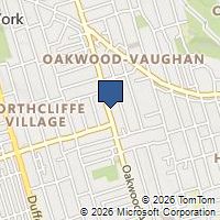 Map Toronto, ON M6E2W1, Canada