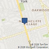 Map Toronto, ON M6E3R3, Canada