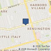 Map Toronto, ON M6G1A5, Canada