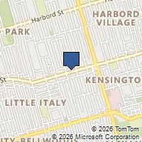 Map Toronto, ON M6G1A6, Canada