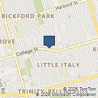 Map Toronto, ON M6G1B8, Canada