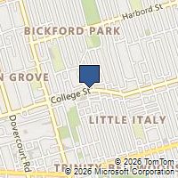 Map Toronto, ON M6G1C3, Canada