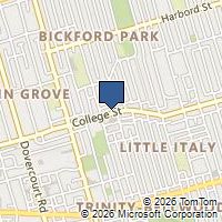 Map Toronto, ON M6G1C4, Canada