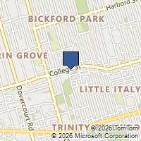 Map Toronto, ON M6G1C5, Canada