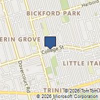 Map Toronto, ON M6G1C6, Canada