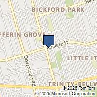 Map Toronto, ON M6G1C9, Canada