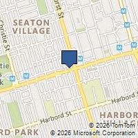 Map Toronto, ON M6G1K1, Canada