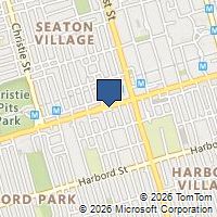 Map Toronto, ON M6G1K5, Canada