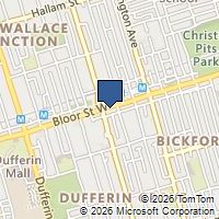 Map Toronto, ON M6H1L7, Canada