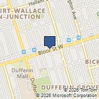 Map Toronto, ON M6H1M2, Canada