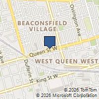 Map Toronto, ON M6J1J3, Canada