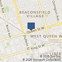 Map Toronto, ON M6J1J6, Canada