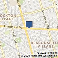 Map Toronto, ON M6J1Y7, Canada