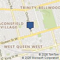 Map Toronto, ON M6J2Y7, Canada