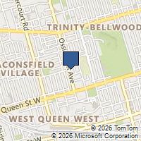 Map Toronto, ON M6J2Z2, Canada