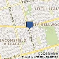 Map Toronto, ON M6J2Z8, Canada