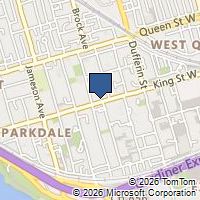 Map Toronto, ON M6K1G8, Canada