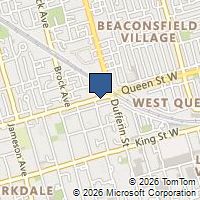 Map Toronto, ON M6K1L2, Canada