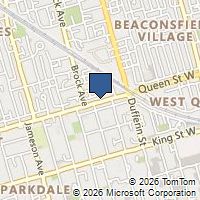 Map Toronto, ON M6K1L4, Canada