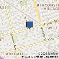 Map Toronto, ON M6K1L6, Canada