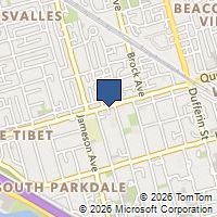 Map Toronto, ON M6K1M1, Canada