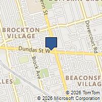 Map Toronto, ON M6K1T5, Canada