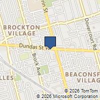 Map Toronto, ON M6K1T6, Canada