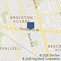 Map Toronto, ON M6K1T9, Canada