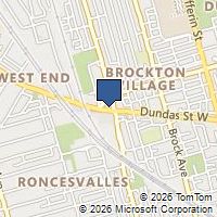 Map Toronto, ON M6K1V6, Canada