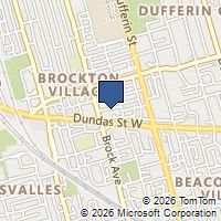 Map Toronto, ON M6K1V9, Canada