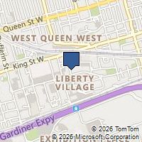 Map Toronto, ON M6K1X1, Canada