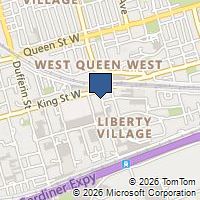 Map Toronto, ON M6K1X9, Canada