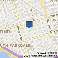 Map Toronto, ON M6K2S1, Canada