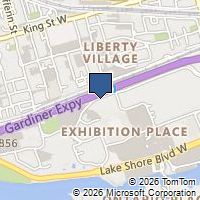 Map Toronto, ON M6K3C3, Canada